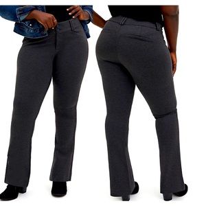 NWT 18S STUDIO STRETCH CHARCOAL GREY TROUSER